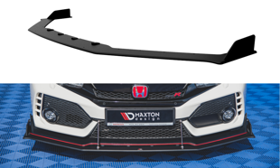 Maxton Racing Durability Front Splitter Honda Civic X Type-R - Black