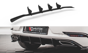 Maxton Street Pro Rear Diffuser Volkswagen Golf R-Line Mk 7 Facelift - Black-Red