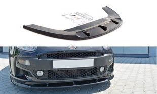 Maxton Front Splitter Fiat Punto Evo Abarth - Gloss Black