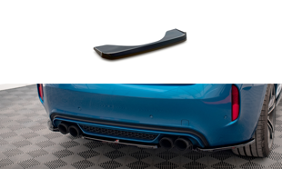 Maxton Central Rear Splitter For BMW X6 M F86 - Gloss Black