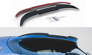 Maxton Spoiler Cap For BMW X2 F39 M-Pack - Gloss Black