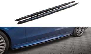 Maxton Side Skirts Diffusers Mercedes-Benz C Amg-Line W206 - Gloss Black