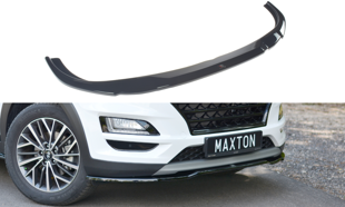 Maxton Front Splitter V.2 Hyundai Tucson Mk3 Facelift - Gloss Black