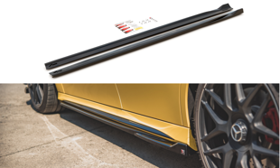 Maxton Side Skirts Diffusers Mercedes-Amg A 45 S W177 - Gloss Black