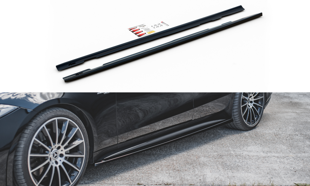 Maxton Side Skirts Diffusers Mercedes-Benz Cls Amg-Line C257 - Gloss Black