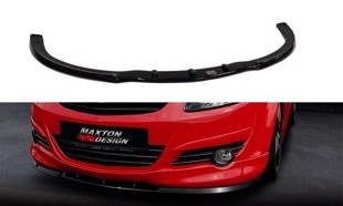 Maxton Front Splitter Opel Corsa D Opc-Line (Preface) - Gloss Black