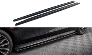 Maxton Side Skirts Diffusers Mercedes-Benz S Long Amg-Line V223 - Gloss Black
