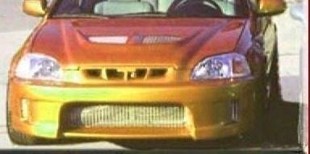 Maxton Front Bumper 3 Honda Civic VI Preface Model - Z podk?adem