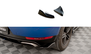 Maxton Rear Side Splitters Porsche Macan Mk1 - Gloss Black
