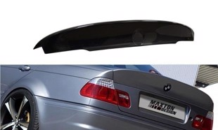 Maxton Rear Spoiler / Lid Extension BMW 3 E46 - 4 Door Saloon < M3 Csl Look > (For Painting)