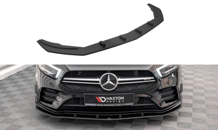 Maxton Street Pro Front Splitter Mercedes A35 Amg / Amg-Line Aero Pack W177  - Black-Red