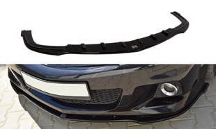 Maxton Front Splitter Opel Astra H (For Opc / Vxr) - Gloss Black