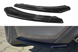 Maxton Rear Side Splitters Hyundai Genesis Coupé Mk.1 - Gloss Black