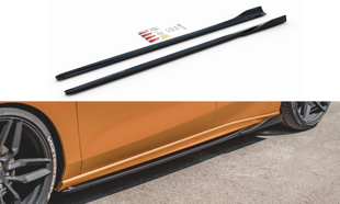 Maxton Side Skirts Diffusers V.4 Ford Focus St / St-Line Mk4 - Gloss Black