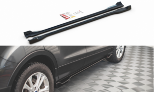 Maxton Side Skirts Diffusers Ford Escape Mk3 - Gloss Black