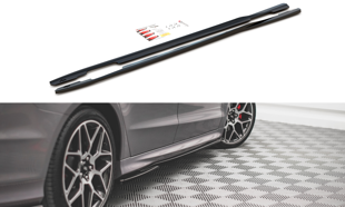 Maxton Side Skirts Diffusers Ford Mondeo St-Line Mk5 Facelift - Gloss Black