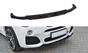 Maxton Front Splitter For BMW X4 M-Pack - Gloss Black