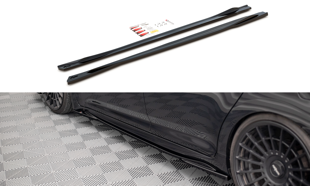 Maxton Side Skirts Diffusers Toyota Avensis Mk3 Facelift - Gloss Black
