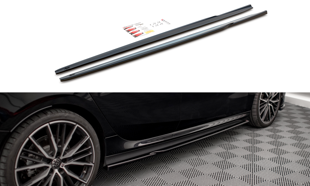 Maxton Side Skirts Diffusers V.1 BMW 2 Gran Coupe M-Pack / M235I F44 - Gloss Black