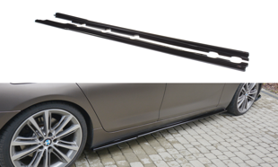 Maxton Side Skirts Diffusers BMW 6 Gran Coupé - Gloss Black