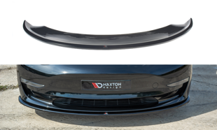 Maxton Front Splitter Tesla Model 3 - Gloss Black