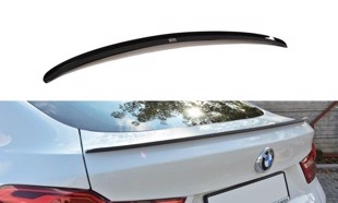 Maxton Spoiler Cap For BMW X4 M-Pack - Gloss Black