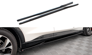 Maxton Side Skirts Diffusers Ford Mustang Mach-E Mk1 - Gloss Black