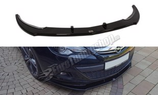 Maxton Front Splitter Opel Astra J Gtc - Gloss Black