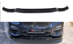 Maxton Front Splitter For BMW X4 M-Pack G02 - Gloss Black