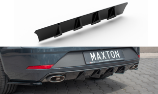 Maxton Rear Valance V.1 Seat Leon Cupra Mk3 Fl Sportstourer - Gloss Black