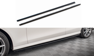 Maxton Side Skirts Diffusers Mercedes-Benz E Amg-Line W213 Facelift - Gloss Black