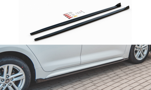Maxton Side Skirts Diffusers Toyota Corolla Xii Touring Sports - Gloss Black