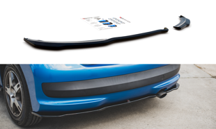 Maxton Rear Side Splitters Peugeot 207 Sport - Gloss Black