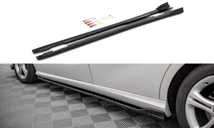 Maxton Side Skirts Diffusers V.1 Mercedes-Benz A W176 - Gloss Black