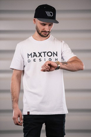 Maxton Mens White T-Shirt - M