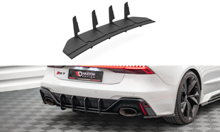 Maxton Street Pro Rear Diffuser Audi RS7 C8 / RS6 C8 - Red