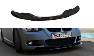 Maxton Front Splitter For BMW 3 E92 Mpack - Gloss Black
