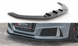 Maxton Racing Durability Front Splitter Audi RS3 8V Sportback - Black