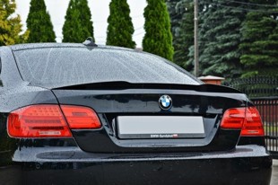 Maxton Spoiler Cap For BMW 3 E92 Mpack - Gloss Black