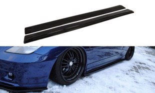 Maxton Side Skirts Diffusers Toyota Celica T23 Ts Preface - Gloss Black