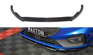 Maxton Front Splitter V.2 Ford Focus St / St-Line Mk4 - Gloss Black
