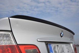 Maxton Spoiler Extension BMW 3 E46 Coupe Preface - Gloss Black