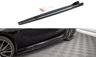 Maxton Side Skirts Diffusers V.2 BMW 2 Gran Coupe M-Pack / M235I F44 - Gloss Black