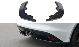 Maxton Rear Side Splitters Jaguar F-Type - Gloss Black
