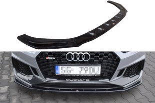 Maxton Front Splitter V.1 Audi RS5 F5 Coupe / Sportback - Gloss Black