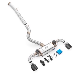 RM Motors Catback - middle and end silencer TOYOTA YARIS GR 1.6- Middle pipe,- HYBRID,- 2